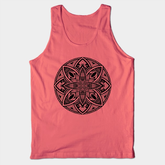 Circular Pattern V.2 Tank Top by Sam's Art Nook